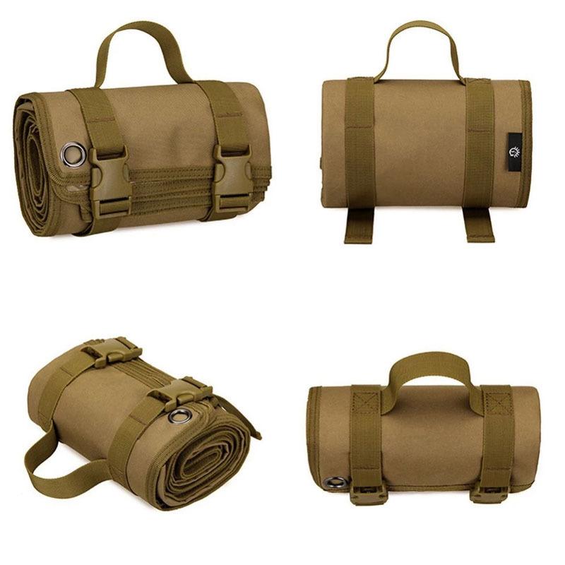 Tactical Portable Hunting Padded Roll Up Rifle Shooting Camp Mat Waterproof Pads