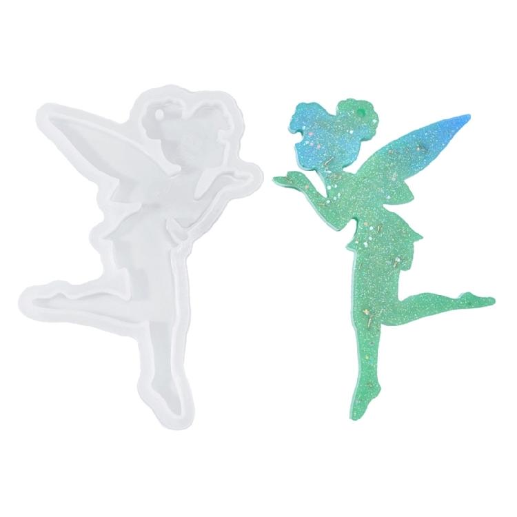 Animal Pendant Hanging Molds Keychain Desktop Ornament Molds Jumping Deer Sheep Bear Silicone Mould Craft Supplies