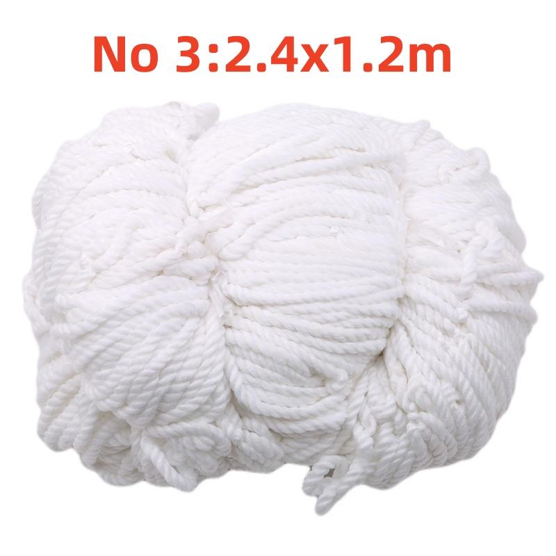 1 pz Rete da Calcio Rete da Calcio a Grandezza Naturale Per Pali da Calcio Allenamento Sportivo Junior 1,8m*1,2m 3m*2m 7,3*2,4m Rete da Calcio