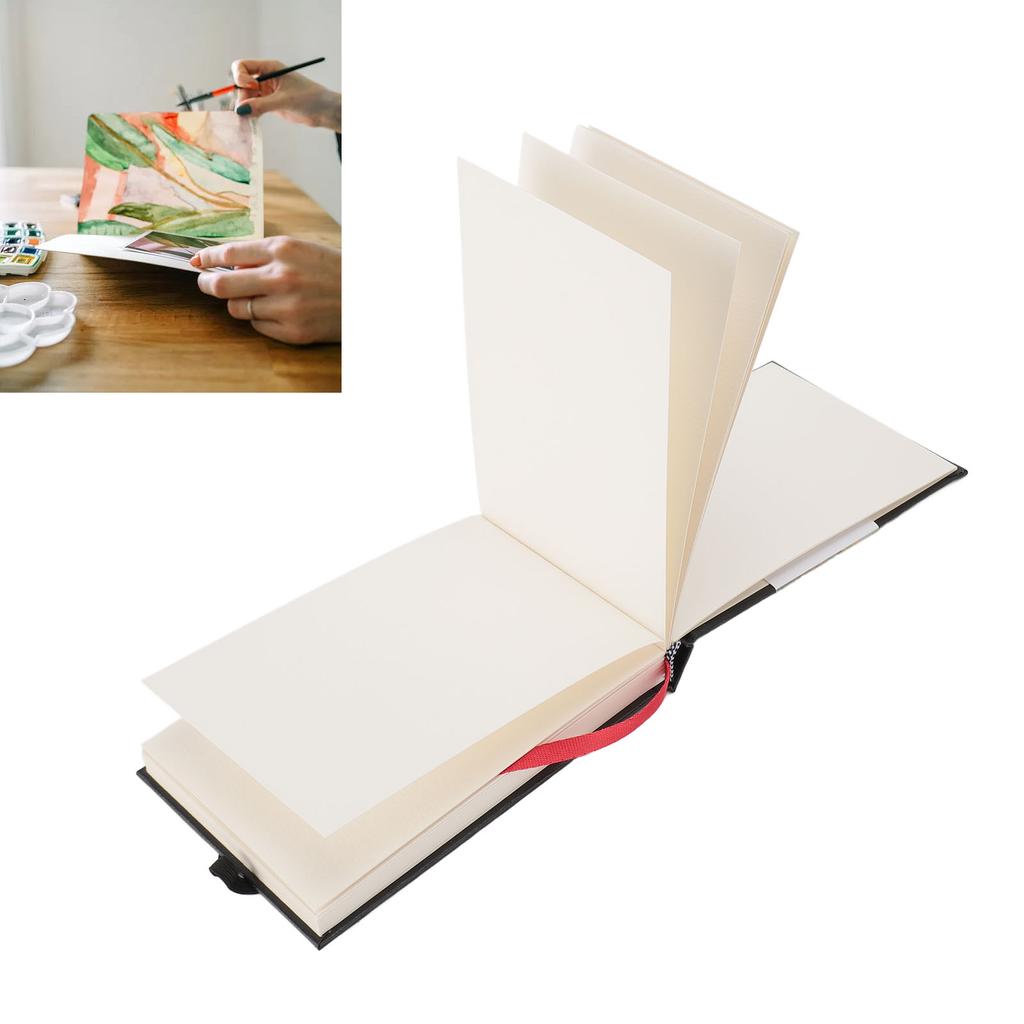 Caderno de Desenho Aquarela 230gsm Espessado 36 Folhas Caderno de Desenho de Viagem Caderno de Desenho Artístico para Estudantes Artistas