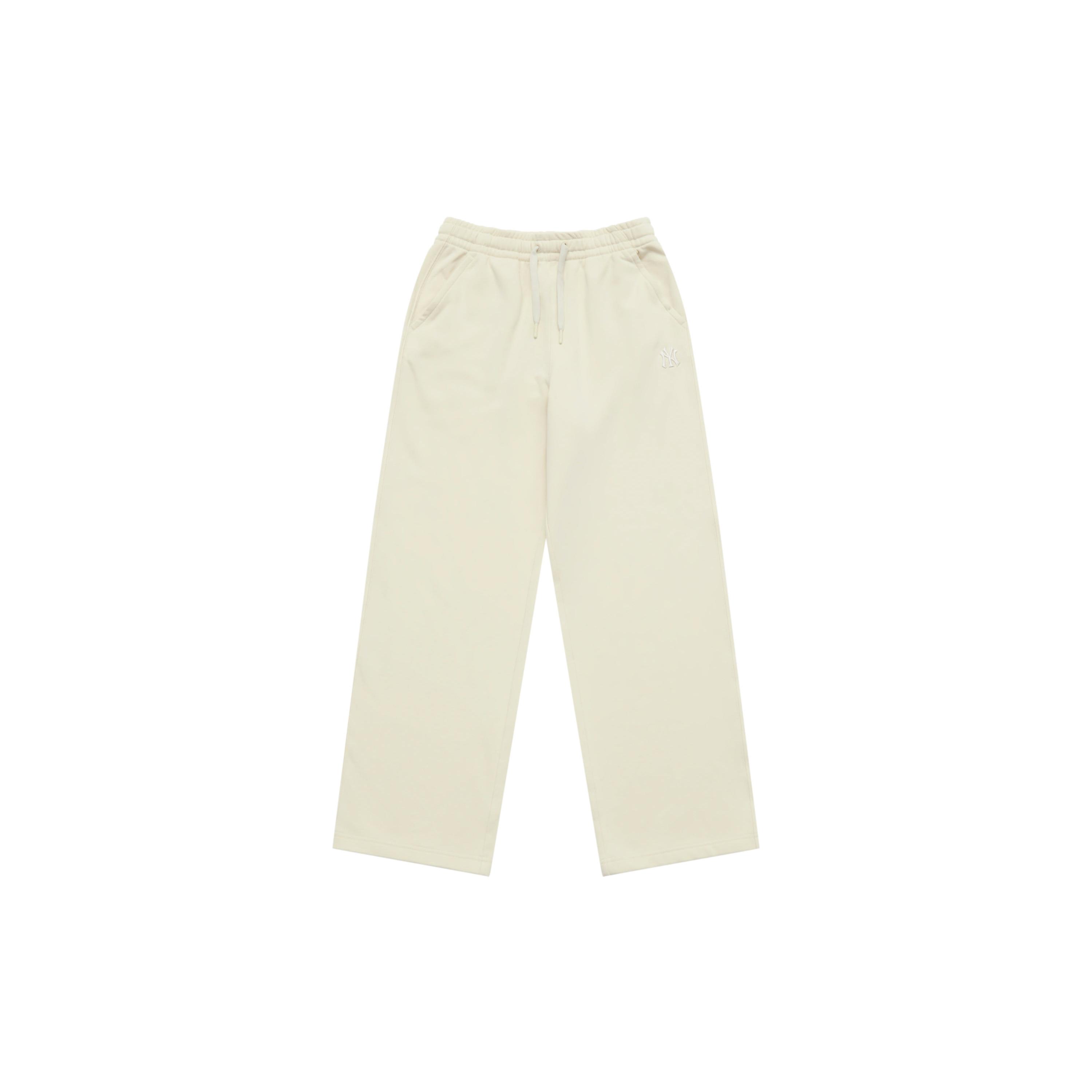 

New MLB New York Yankees Basic Collection 25FW Knitted Sweatpants Unisex 3APTB0254-50CRD M