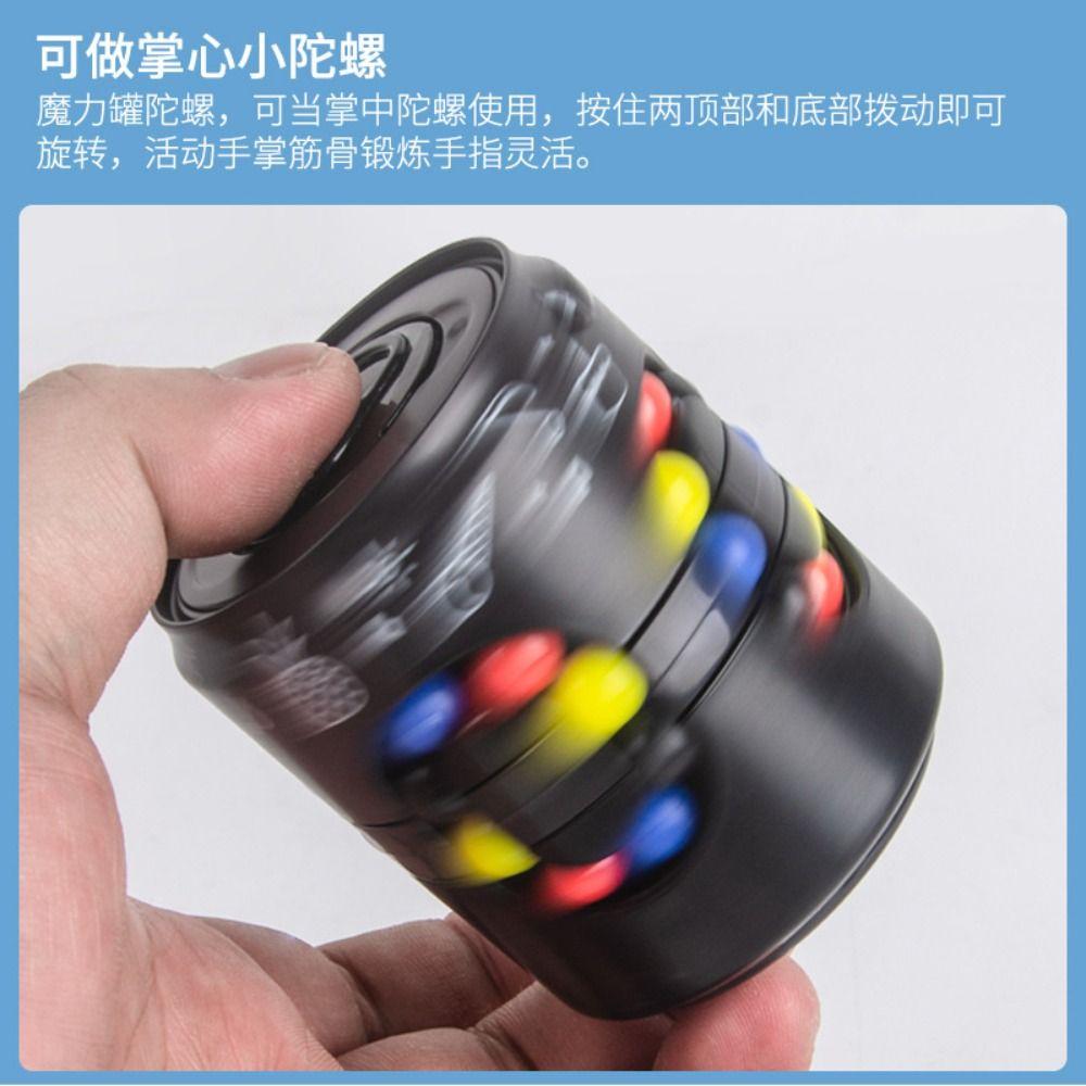 Finger Gyro Rotating Ball Rotating Ball Finger Spinner Gyro Funny Can Rubik's Cube Toys