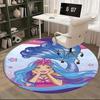 Mermaid Chair Mat  Round Carpet for Home Decor, Office, Living Room, Bedroom, Gift Idea0390b