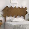 VidaXL Headboard Honey Brown 122.5x3x80.5 Cm Solid Pine Wood 819213