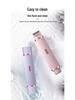 Dual-Head Electric Women's Shaver & Epilator: Full Body and Pubic Hair Trimmer