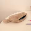 Funny Cat Stationery Storage Bag Kawaii Plush Cat Stationer Bag Plush Cat Pencil Case  Student Use