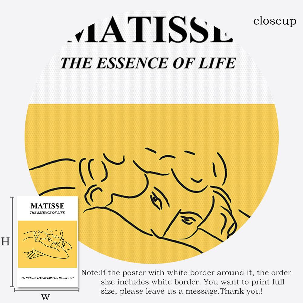 Henri Matisse Vintage Poster Abstract Line Art Print Mid Century Canvas Painting Modern Wall Picture For Living Room Home Decor