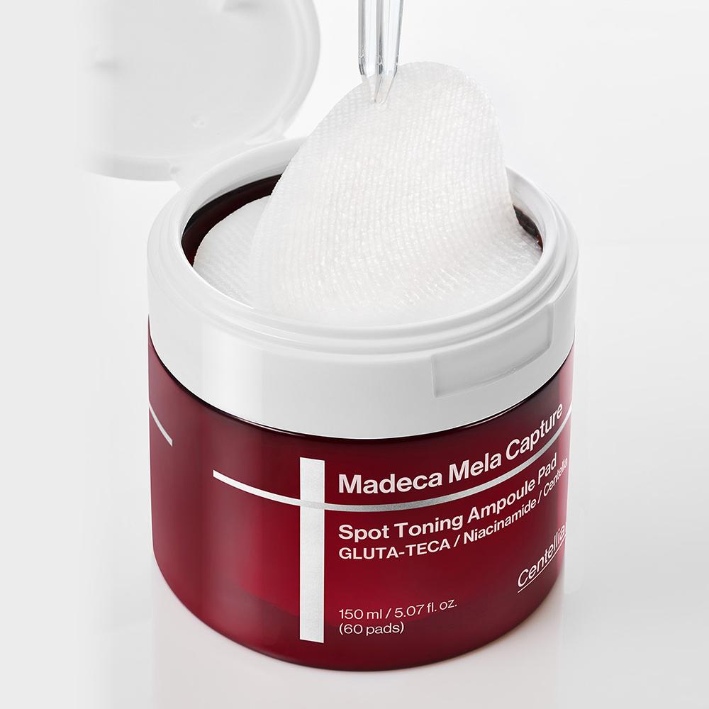 CENTELLIAN24 Madeca Mela Capture Spot Toning Ampoule Pad 60pcs + Refill 60pcs - Dark Spot Care, Korean