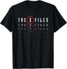 X-Files Repeating Logo Vintage Supernatural 90's TV Show T-Shirt