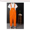 Overalls, One-piece Pants, Multi-pocket Couple Suspenders, Straight-leg Overalls, Men's Loose Work Pants, Youth