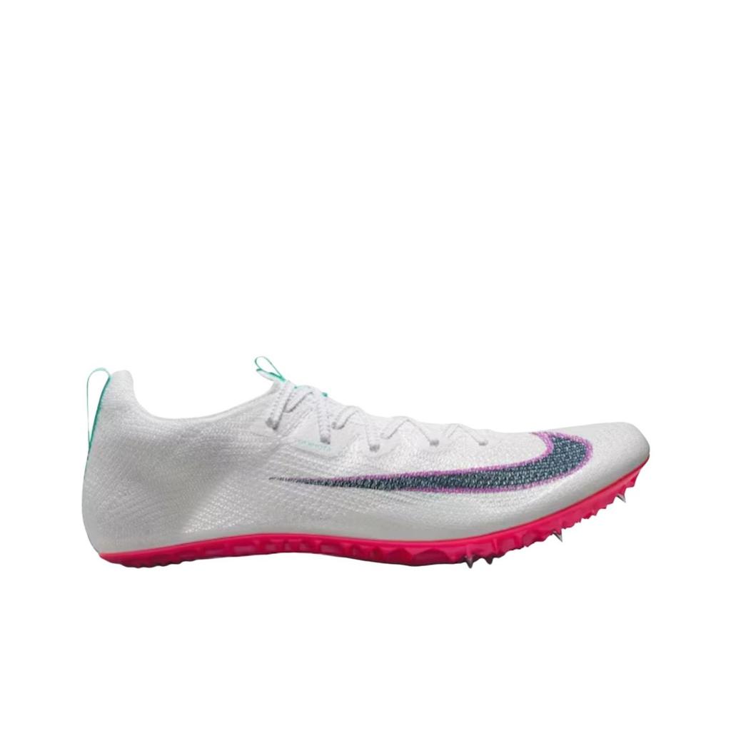 Nike Zoom Superfly Elite 2 White Obsidian Men Cleats Bright-Crimson Hyper-Violet FZ9662-101