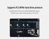 Transparent Acrylic NVMe Expansion Board Case for Raspberry Pi 5, PCIe To M.2 SSD Adapter