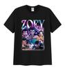 Zoey Huntrix Kpop Demon Hunters Graphic T Shirts Men Women Retro High Quality Fashion T-shirt Casual Oversized Cotton Tees
