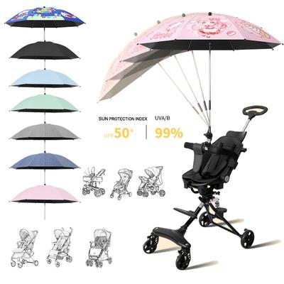 Universal Baby Sun / Rain Parasol Canopy Shade Umbrella for Buggy Pushchair Pram UPF50+