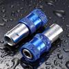 1Pcs Automatic-Locking Hex Shank Adapter 10Mm Threaded To 1/4 Inch Hex Adapter Quick Release Drill Converter Metal