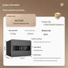 Deli 25cm Electronic Password Home/Office Safe (Matte Black)