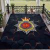 Soft Floor Carpet Royal Engineers A.F.C Pattern Area Rug Decorative Mat For Home Room Decoration