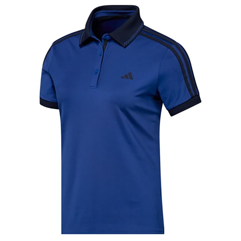 

Поло с коротким рукавом Adidas Golf Three Stripes для команды, королевский синий, HEAT.RDY, женское,
