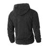 Mens Elegant Leisure Casual Plush Hooded Jacket European Style 2025 Winter Classic Basic Tops Outerwear Men Slim Comfy Jackets