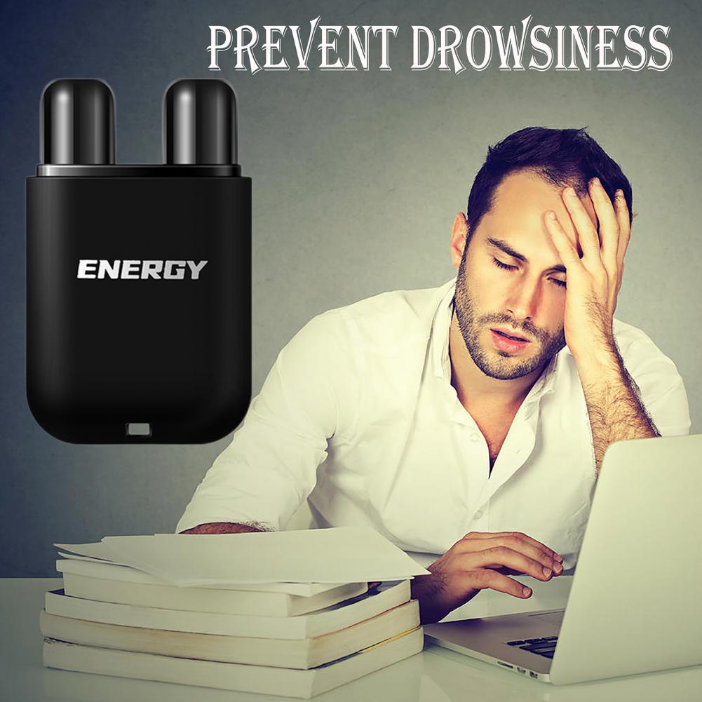 Pałeczka do budzenia z podwójnymi otworami, łatwa w użyciu, zapachowa, ze sznurkiem, przeciw senności, zapobiegająca senności, odświeżająca, chłodząca pałeczka do codziennego stosowania