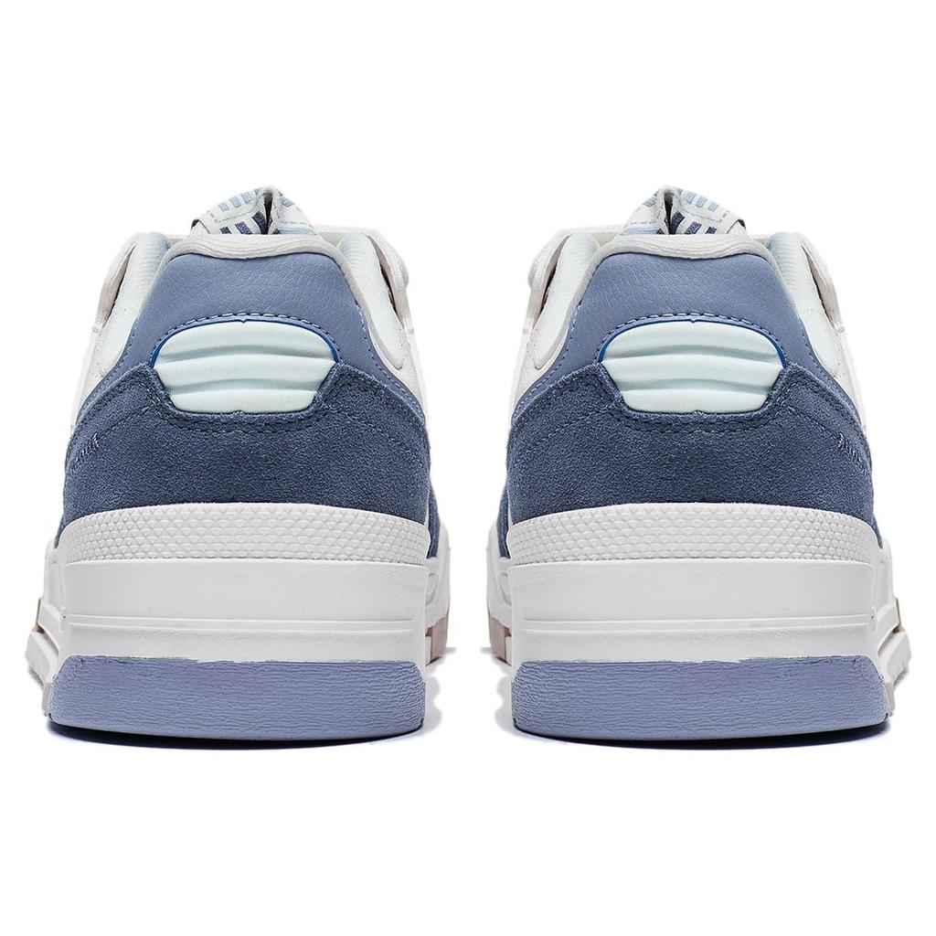 New LiNing Journey 1.5 Anti Slip Wear Resistant Low Top Skateboard Shoes Men's White Gray Blue AGCT265-5