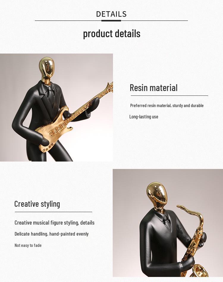 Elegant Figure Ornament: Light Luxury and Personality for Entrance, TV Cabinet, Wine Cabinet, or Study Decor