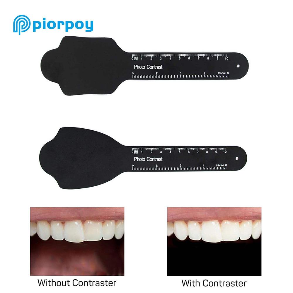 PIORPOY1/6Pc Dental Contraster Intraoral Photographic Autoclavable Palatal Photography Black Background Board Photo Contrast Kit