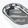 Asta Doccia in Plastica Scatola Porta Sapone Porta Sapone Vassoio per Sapone Asta Doccia Scorrimento ABS Cromato Per Scorrimento Vassoio Bagno Dispenser Sapone