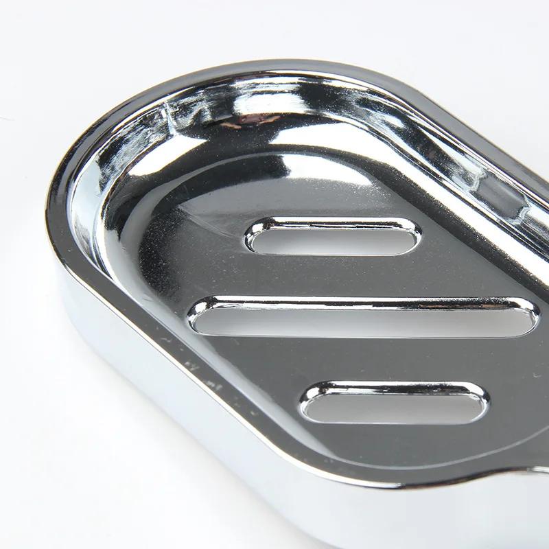 Asta Doccia in Plastica Scatola Porta Sapone Porta Sapone Vassoio per Sapone Asta Doccia Scorrimento ABS Cromato Per Scorrimento Vassoio Bagno Dispenser Sapone
