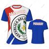 Paraguay Flag Men Sports T-shirt Women Tees jersey for Soccer Football Running Bike Tennis Fitness Fans