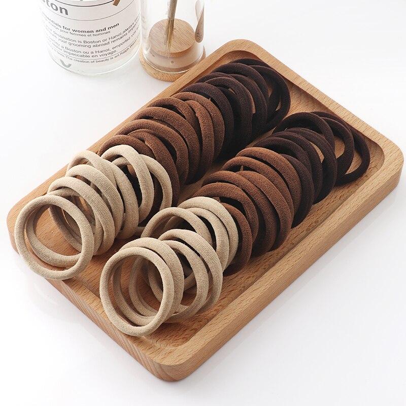 

50Pcs Girls Nylon Rubber Bands Elastic Hair Bands Hair Accessories Children Ponytail Holder Headband Kids Ornaments Gift