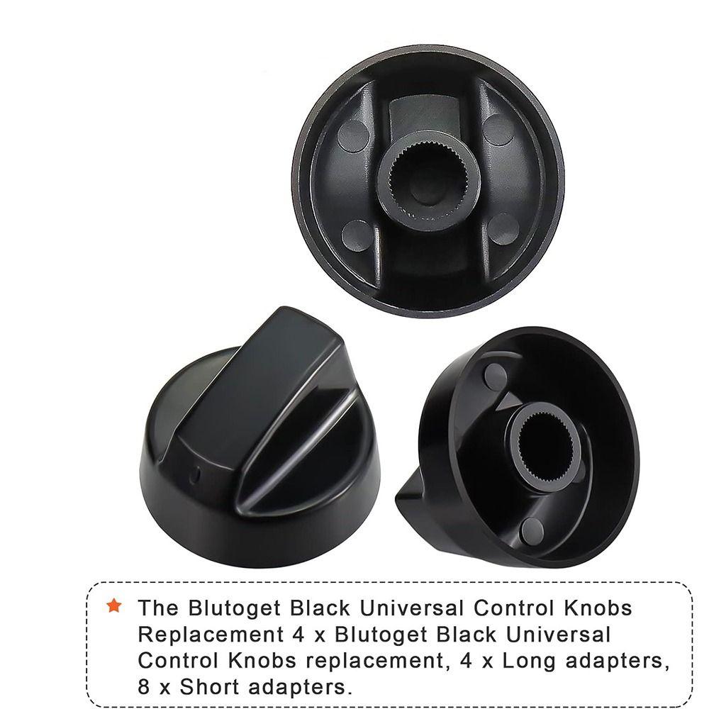 With Adapters Replacement Stove Knobs Portable Cooker Hob Knobs  Kitchen Accessories