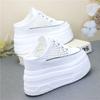 Fashion 10CM 12CM Air Mesh PU Synthetic Microfiber Leather Flats Women Sandals Slipper Chunky Sneakers Slippers Platform Wedge Shoes
