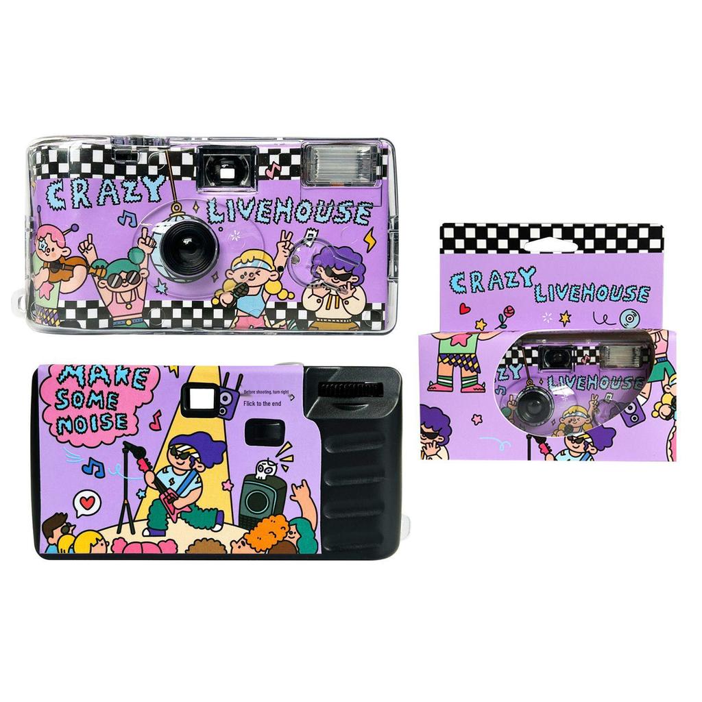 Kodak Retro Point-and-Shoot Disposable Camera - Color & B&W Film