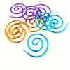 Spiral Cable Needle, Handmade Knitting Tool, Round Spiral Needle Household Knitting Needles Sewing Tools Perfect for Crochet Project