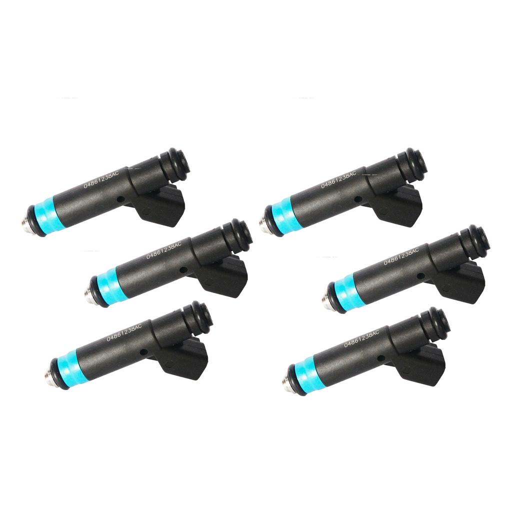 6Pcs Fuel Injector For Chrysler 05-08 For Dodge 3.8L V6 04861238AC