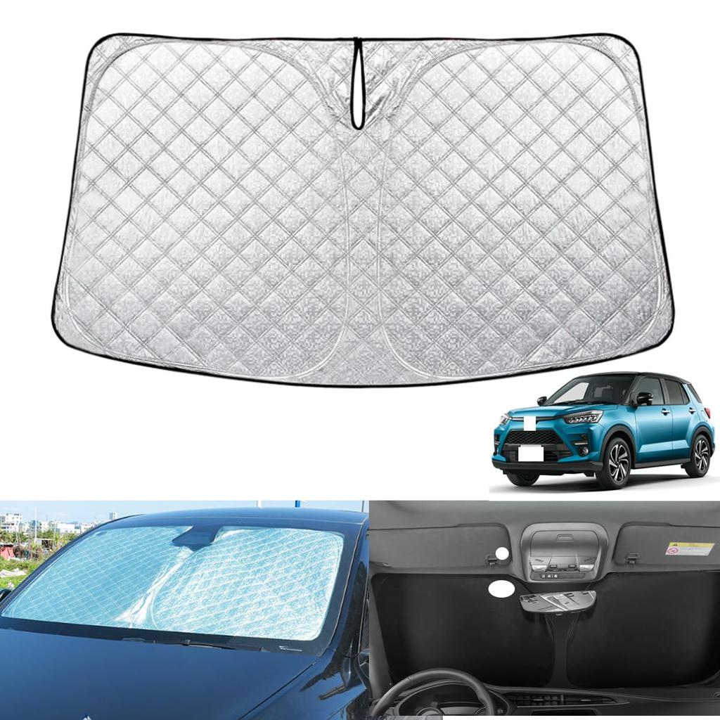Solaay [6 Layer Structure Material] New Rise Sun Shade Sun Protection Car Sun Shade