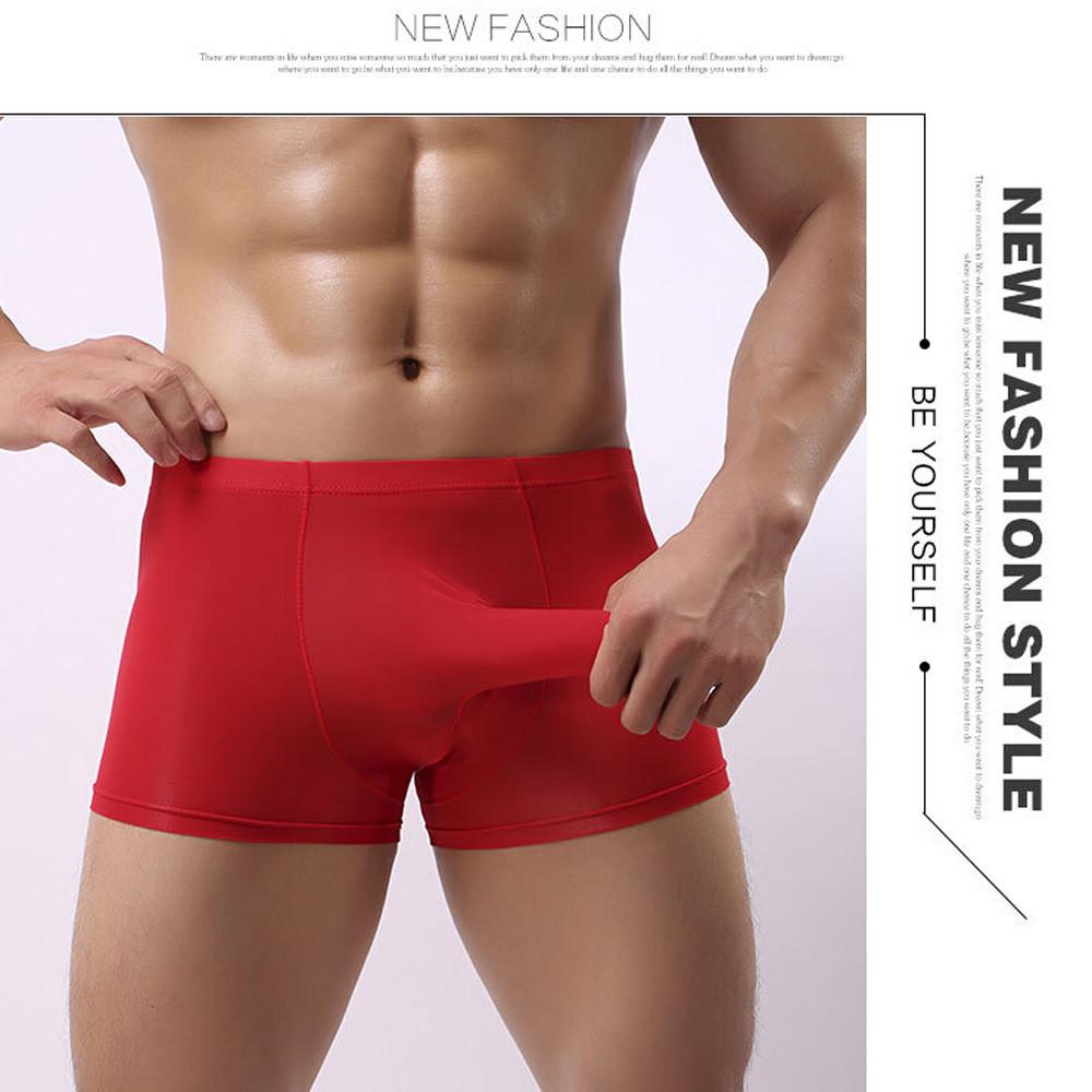 Wilkk Sexy Herre Elephant Bulge Briefs G-String Undertøy Undertøy Veske T Lingerie Shorts Underbukse