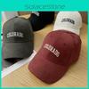 Solid Color Simple Letter Embroidery Women Summer Casual Sunshade Baseball Cap