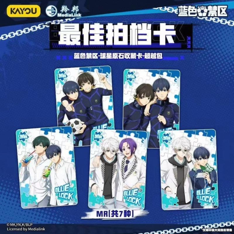 Echte BLUE LOCK Karte Beyond The Bag Isagi Yoichi Bachira Meguru Anime-Zubehör Sammlerspielzeug Geschenk für Kinder