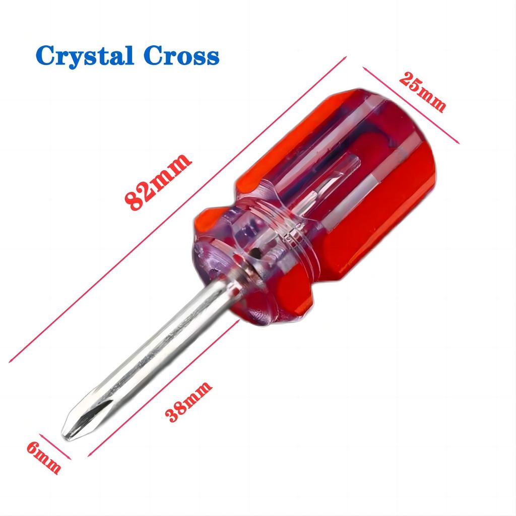 Kit Tournevis Jeu Mini Petit Portable Tournevis à Tête Radis Précision Outils de Réparation Automobile Manche Transparent Outils Manuels de Réparation