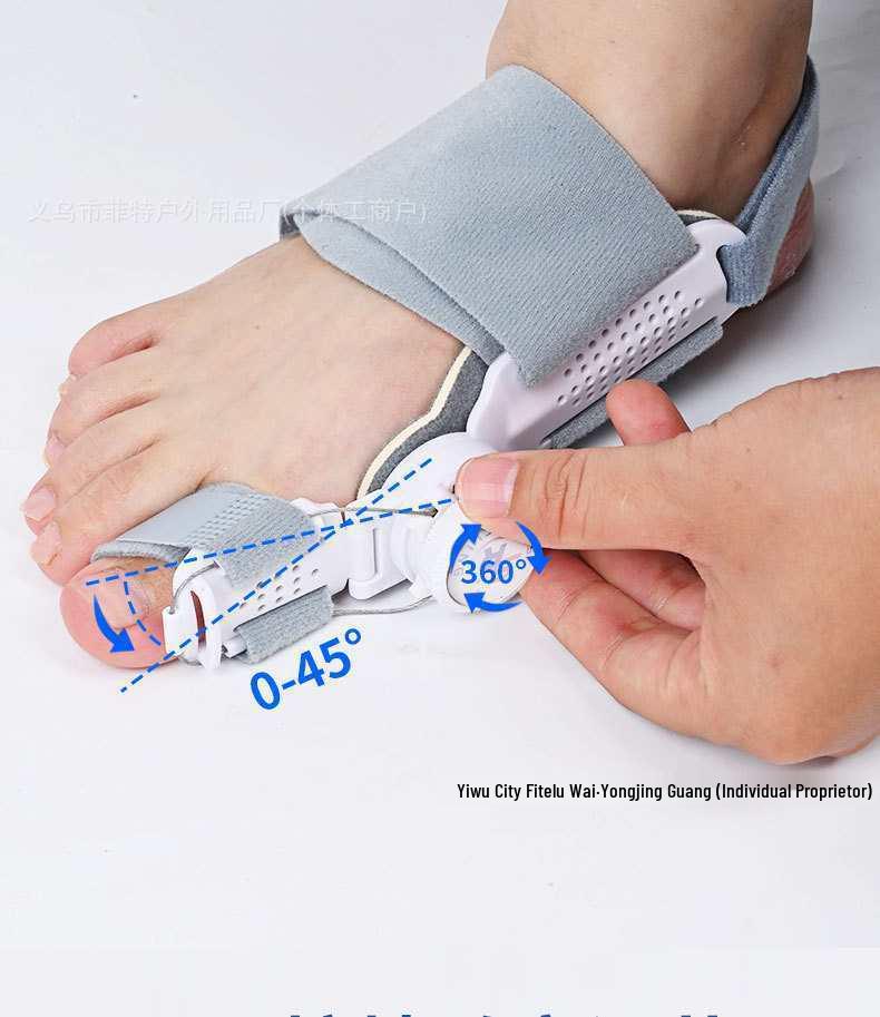 

Adjustable Hallux Valgus Corrector for Foot Comfort and Alignment білий/сірий колір