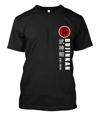 Neuer Sommer Bujinkan Budo Ninja Ninjutsu - Individuelles Herren-T-Shirt Mode Kurzarm Baumwolle O-Ausschnitt Oberteil Locker 100% Baumwoll-T-Shirt