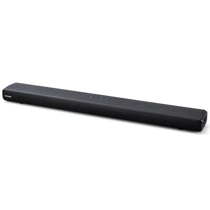 Iris Ohyama Sound Speaker 2.1ch with Built-in Subwoofer IHT-S201 Black. Bluetooth, HDMI Cable Included, ARC Compatible. 90W x 11.8D x 6.7H