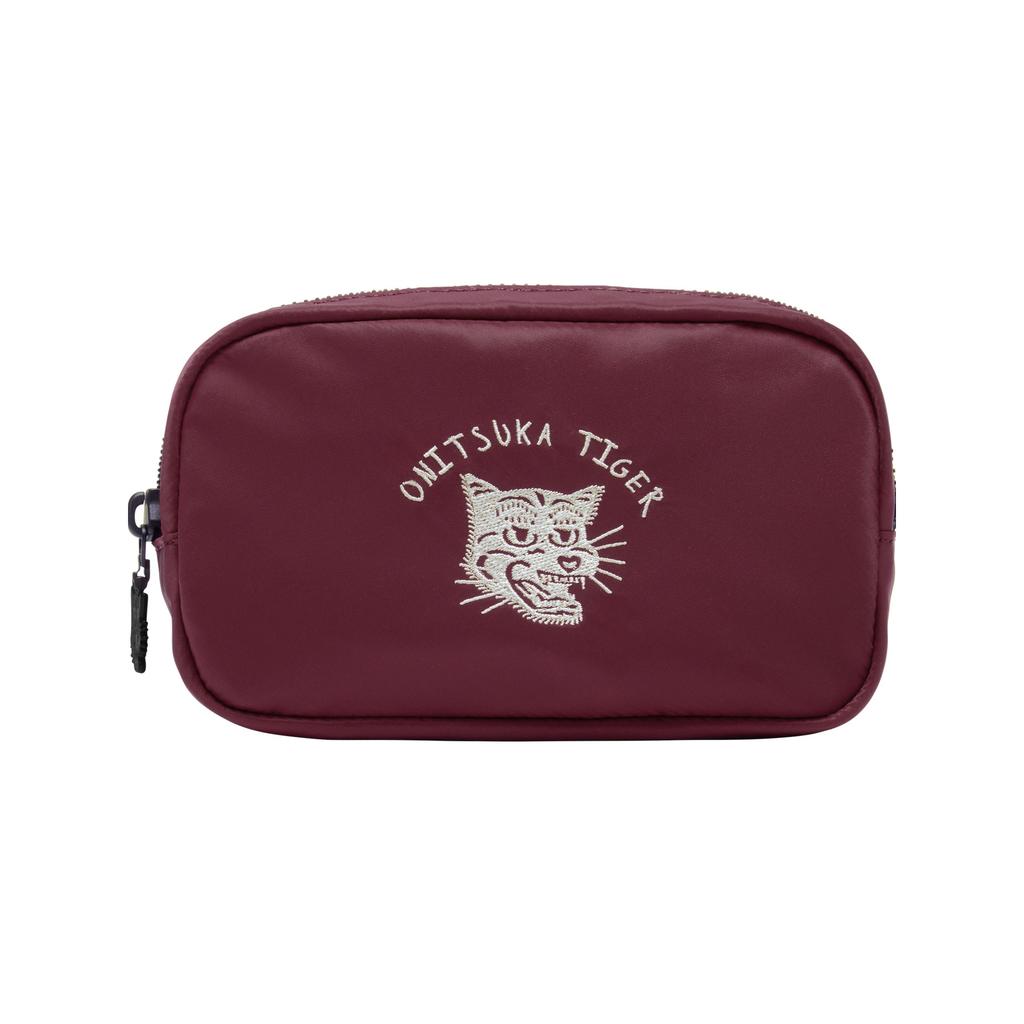 Unisex Bag Onitsuka Tiger Travel Organizers Burgundy