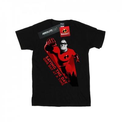 Womens/Ladies The Incredibles Saving The Day Cotton Boyfriend T-Shirt