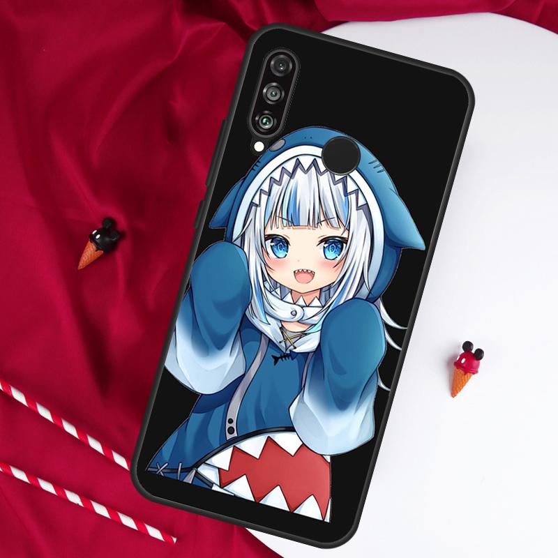 

Чехол для Huawei Nova 7i 8i 11i 12i 12s 10 9 SE Y90 Y60 Y70 Y72 Y61 Y91 P60 Pro P30 P40 Lite с изображением Аниме Hololive Gawr Gura Nova 9 SE