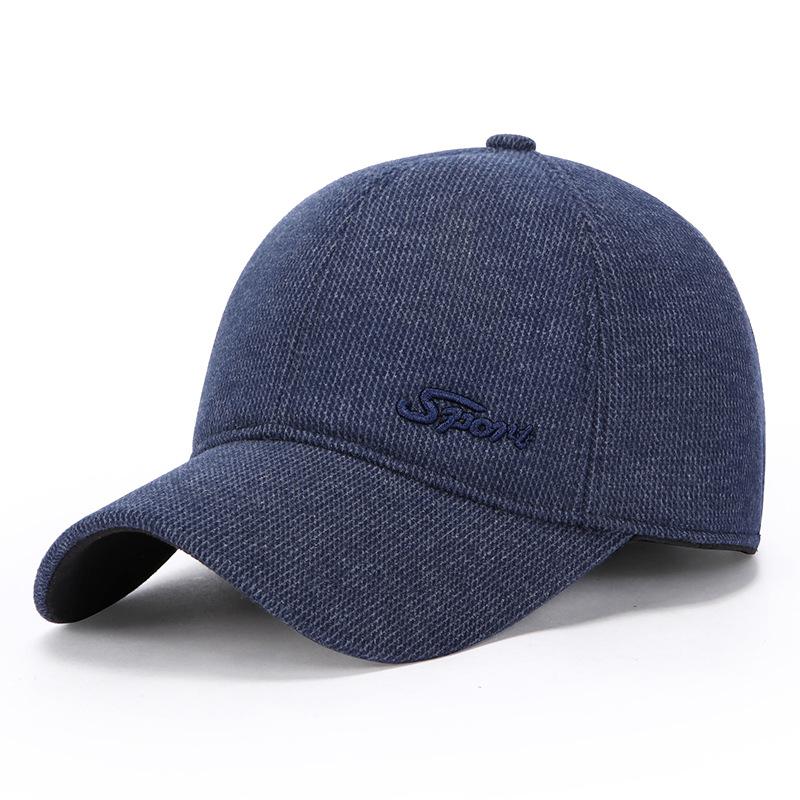 Baseball Cap Autumn Winter Men's Warm Caps Outdoor Cold-Proof Cotton Cap