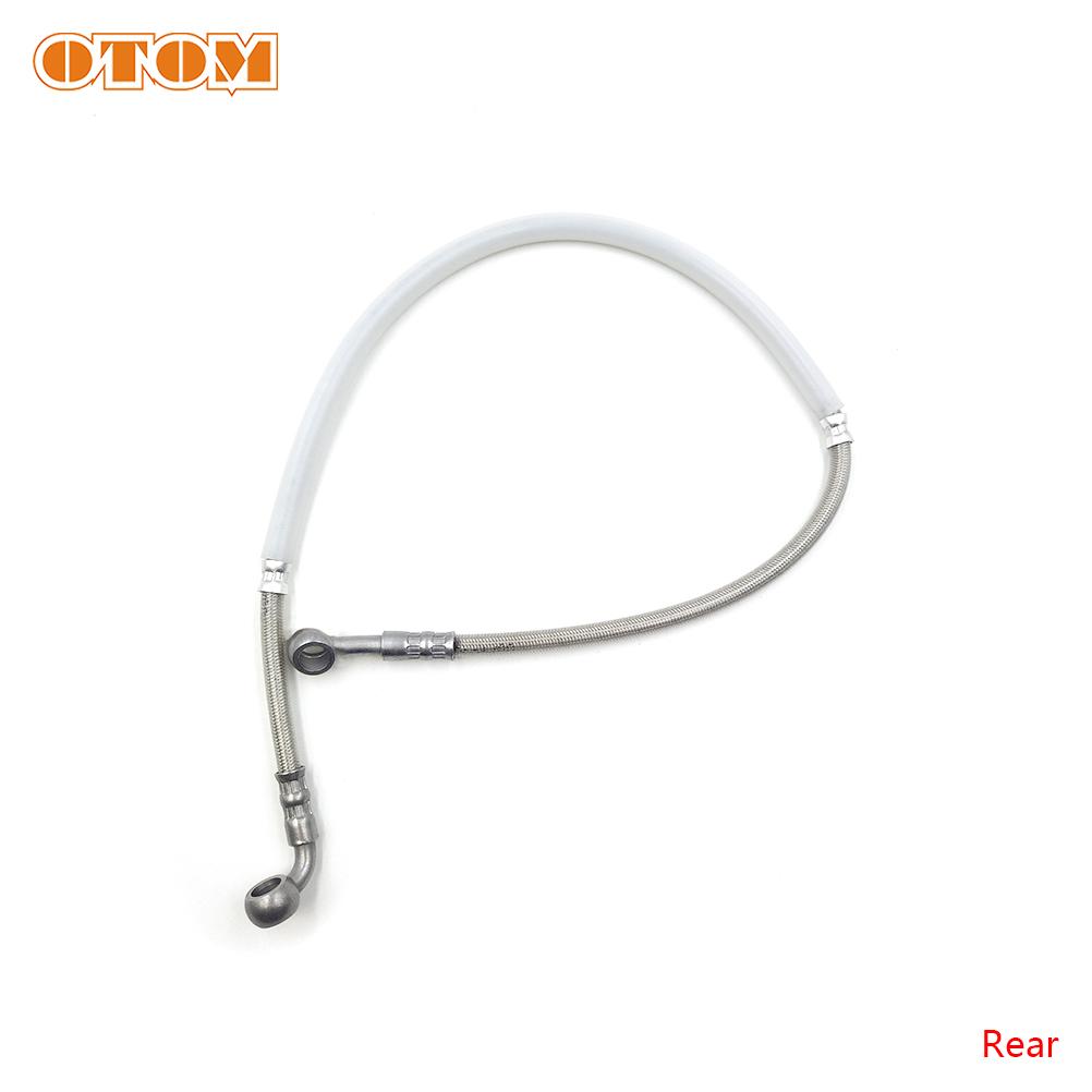 OTOM Motorcycle Accessories Front Rear Brake Hose Braid Steel Hydraulic Oil Pipe For KTM HUSQVARNA GASGAS HUSABERG Brembo Brakes Rear Brake Hose