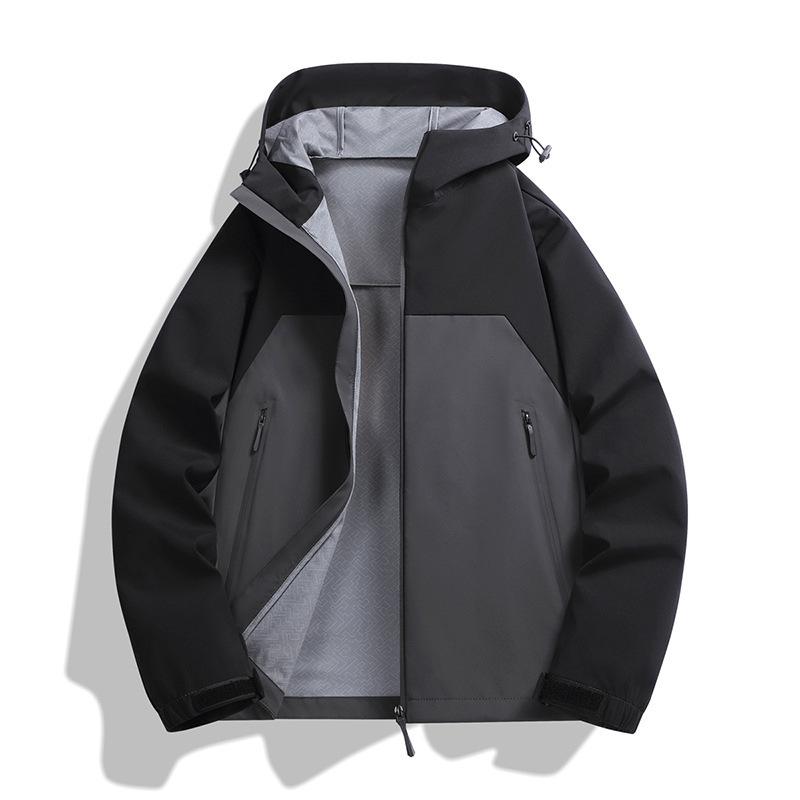 New Spring and Autumn Outdoor Couple Jacket Men's and Women's Color Matching Single-layer Mountaineering Jacket